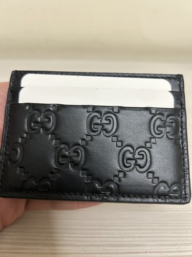 Portacarte gucci nero - nero, monogram