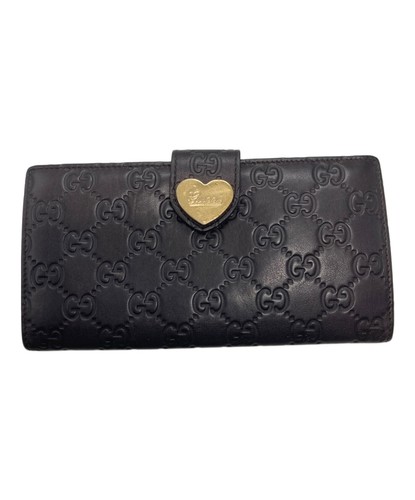 Gucci portafoglio lungo targa - portafoglio,