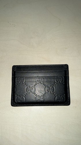 Portacarte gucci nero monogram - gucci,