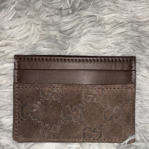 Portacarte gucci camoscio - gucci,